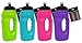 Plastic Sports Bottle With Handle - Colour Sent At Random