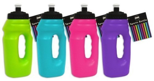 Plastic Sports Bottle With Handle - Colour Sent At Random