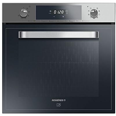 Rosieres Rosières Origine RFS5500PNX - Four - intégrable - niche - largeur : 56 cm - profondeur : 56 cm - hauteur : 59 cm - avec système auto-nettoyant - classe A - inox noir