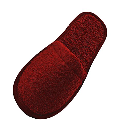 Arus Pantofole in Spugna Uomo Bordeaux Taglia Unica (43-46) - 2 Paia