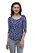 Vvoguish Royal Blue 100% Cotton Printed Top RS.249.00