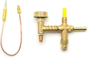 DIANFLEX Kit valvola di Sicurezza con termocoppia per fornelloni Gas gpl, Multicolore, Standard