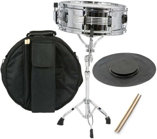 New Student Snare Drum Set with Case, Sticks, Stand and Practice Pad Kit