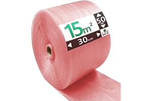 LPF dieLUFTPOLSTERFOLIE 1 Rolle Luftpolsterfolie 30cm 75 Micron Verpackungsfolie Luftpolster Rolle Blisterfolie Noppenfolie Polsterfolie Umzug Knallfolie Polstermaterial Umzugfolie