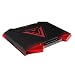 Produktbild Sguan-wu Portable USB Einstellbarer Winkel Laptop Cooling Pad Wärmeableitungslüfter Kühler - Schwarz + Rot