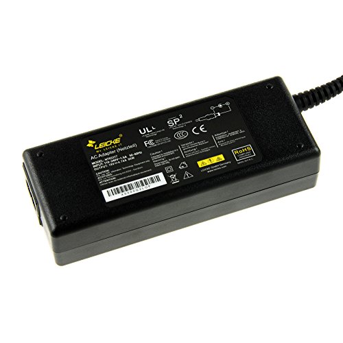 LEICKE ULL Netzteil 19V 4,74A 90W für Asus ADP-90SB BB X53K ADP-90FB M50V | ACER Aspire 1200 1302 1355 | Fujitsu Siemens Lifebook Celsius Mobile A / H / H2 / Lifebook A1010 | LG A1 C1 R310 E500 E50 LSE0202C1990 | MEDION AKOYA WIM 2220 MD97043 | Toshiba L300 PA3516E-1AC3 PA-1900-05 PA-1900-04 Liteon PA-190024 Delta Lenovo N500 G530 G550 Targa Gericom Maxdata MSI HP Compaq – Kompatibel mit Notebooks mit 5.5*2.5mm Stecker | Ersatznetzteil mit 19V 4,74A und 90W - 4