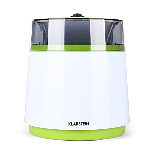 Klarstein Bacio Verde Eismaschine Speiseeismaschine (7 Watt, doppelwandiger Thermobehälter, 0,8 Liter Fassungsvermögen, einfache Reinigung, inkl. Rezeptvorschläge) grün - 4