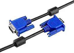 DD SON Male to Male VGA Cable 1 Meter, Support PC/Monitor/LCD/LED, Plasma, Projector, TFT (HRDFAB8)