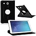 Amison 360 Rotating PU Leather Case Cover Stand for Samsung Galaxy Tab E T560 9.6 inch (Black)