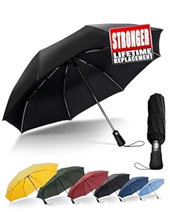 Chakipee Paraguas Plegable Antiviento Hombres