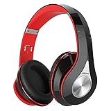Llamadas Manos Libres y Micrófono Incorporado: Mpow auriculares diadema bluetooth brindan una conexión rápida y estable con sus dispositivos habilitados para Bluetooth, como teléfonos celulares, tabletas, PC, TV a menos de 33 pies, con un micrófono incorporado de alta calidad con cancelación de ruido Para llamadas de manos libres NOTA: El micrófono solo funciona en el modo inalámbrico.