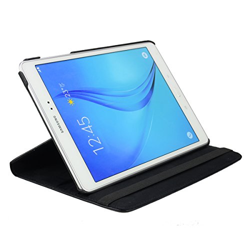 4in1 Hülle für Samsung Galaxy Tab A 9.7 (T550 T551 T555N) – Schutzhülle Cover Case Tasche ( unterstützt automatische Wake up Sleep Funktion), Schwarz + 1x Schutzfolie + 1x Touchpen - 4