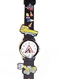Kinderuhr Uhr Kinder Armbanduhr BAUSTELLE BAGGER FAHRZEUG AUTO Kinderland
