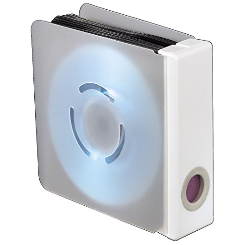 Hama CD/DVD/Blu-Ray Aufbewahrungsbox (geeignet für 96 CDs, 4 herausnehmbare Alben, beschreibbarer und auswechselbarer Farbeinsatz, Wandmontage möglich) CD-Archivierungssystem weiß - 3