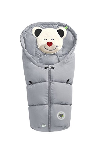 Preisvergleich Produktbild Odenwälder BabyNest Fußsäckchen Mucki classic / 11432-135 / passend für Schalensitze der Gruppe 0, Softragetaschen und Hartschalen / cool grey