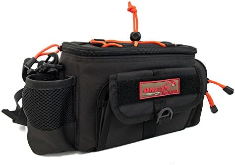 Outdoor Multifunctional Fishing Tackle Bag Water-Resistant Sided Waist Shoulder Carry Strap Storage Pack Sling Bag Fishing Sport Gear Hiking Climbing 1048