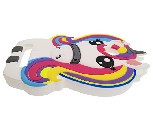 BENKER Xiaomi Redmi 3 3S 3 Pro 3X 4A 4X Funda  Im  genes de Dibujos Animados en 3D de Alta Calidad de Silicona Carcasa de Telefono - Rainbow Unicornio