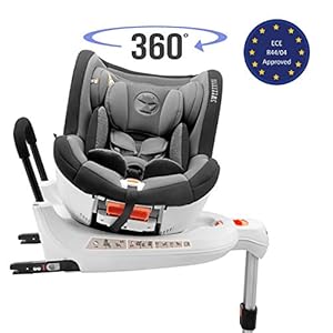 Silla de Coche Giratoria 0-18kg,