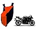 Auto Pearl Premium Quality - 100% Water Proof Orange Blue Bike Body Cover With Mirror Pockets, Buckle Belt, Carry Bag For - Hyosung GT650R RS.1199.00