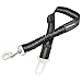 Produktbild Poppypet Auto Sicherheitsgurt für Hunde, Elastischer Flexi Autogurt Adapter für Hundegeschirr , Verstellbarer Ruckdämpfer Sicherheit, Nylon 55 bis 75 cm Einstellbar schwarz