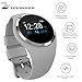 Produktbild Smartwatch,Zeerkeer Armband Uhr Herzfrequenz/Blutdruck/Blutsauerstoffüberwachung Wasserdicht IP67 Facebook/Twitter/Whatsapp Fitness trackers (Grau)