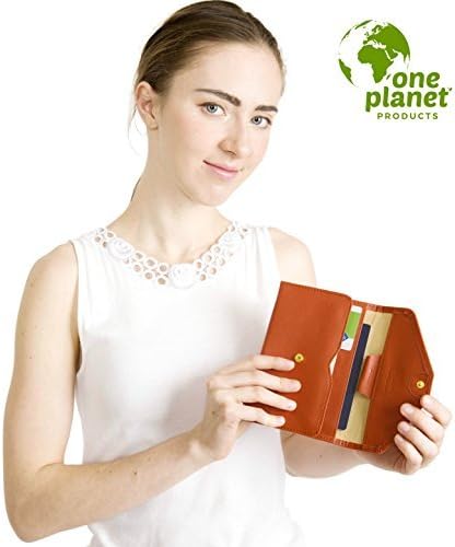 RFID Blocking Passport Case Multi-function Organizer by One Planet, Credit & Debit Card Cover For Secure Travel, No Skimming Compact Wallet, Bonus 2 Matching Luggage Tags, Buy Now!