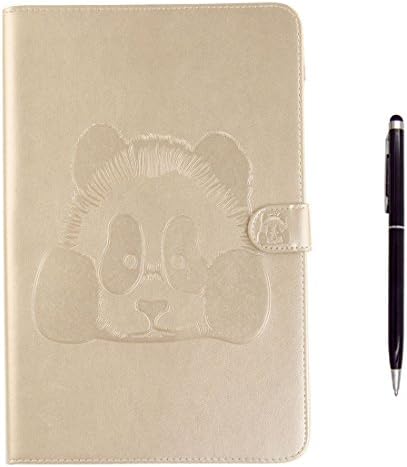 Yaking® Tablet Smart Cover Case for Samsung Galaxy Tab E 9.6 T560/T561 Slim-Fit PU Leather und TPU Stand Flip Built-in Stand and Front/Back Protection and Built-In Magnet and Credit Card Slots with 1 x Touchpen