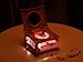 Colorful Light Jewelry Box with Mirror Rotating Ballerina Puppet Music Box Gift Pink