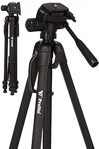 Prolite Tripod PL 630-LW (57 inch | Payload Upto 4 kg) | for DSLR, Video Camera, Mobile, GoPro