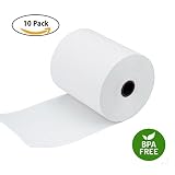Tamaño de papel: Ancho: 3 1/8 "(80 mm), longitud: 230 '(hasta 70 m, Solid núcleo interior: 1/2" (12.7 mm), gramaje papel: 50 g/m2, 20 rollos en total