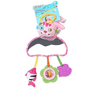 SEADEAR Baby Comforting Plush Toy Baby Play Activity Mirror 0-2 Years Old1