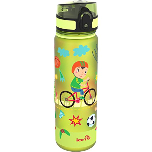 Ion8 All Leak Proof BPA Free Sports Slim Water Bottle, Green, Size 500 ml Ion8 All Leak Proof BPA Free Sports Slim Water Bottle, Green, Size 500 ml