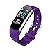 Produktbild NINGSANJIN Smartwatch Fitness Armband mit Pulsmesser,Wasserdicht Fitness Tracker Farbbildschirm Aktivitätstracker Schrittzähler Uhr Vibrationsalarm Anruf SMS Beachten mit iOS Android Violett