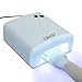 Elite99 Nail Polish Dryer Fast Drying UV LED Gel Nail Polish for Home or Professional Use Sliding Tray Built-in 4 x 9W Bulbs 36W White UV Nail Lamp UK Plug with 120 second Timer + Free Gift (Top & Base Coat)