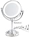 Produktbild Sichler Beauty Kosmetikspiegel 5 Fach: LED-Kosmetikspiegel mit Akku, Bluetooth-Lautsprecher, 1x / 5X Vergröß. (Doppel-seitige Kosmetikspiegel)