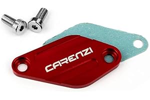 DS MOTION Ölpumpenabdeckung universal, rot, DS RACING, AM6, EBE050, D50B, für Aprilia, Beta, Derbi, Generic, Gilera, HRD, Malaguti, MBK, Motorhispania, Peug., Ride, Rieju