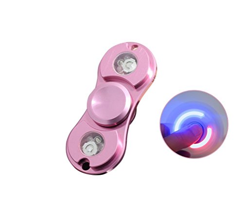 Ocool Spinner Fidget Toy, LED Fidget Spinner Focus Toy Aluminum High Speed Spins Helps Focusing for Anxiety Stress Reducer Relieves ADD Autism Adult Children, Pink (Popular Among Children and School) Ocool Spinner Fidget Toy, LED Fidget Spinner Focus Toy Aluminum High Speed Spins Helps Focusing for Anxiety Stress Reducer Relieves ADD Autism Adult Children, Pink (Popular Among Children and School)
