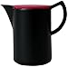 Produktbild Sowden Max 33,8 oz Krug in Porzellan SUS 304 Edelstahl 18/8 Filter Melamin Deckel Soft Brew Kaffee, schwarz/Wine Rot Deckel