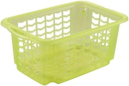 OK Rotating/Stacking Basket, Green/Transparent, Small