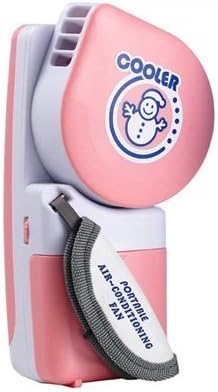 Mini Super Hand-held Mute USB/Battery Cooling Fan for Outdoor Sports (Pink)