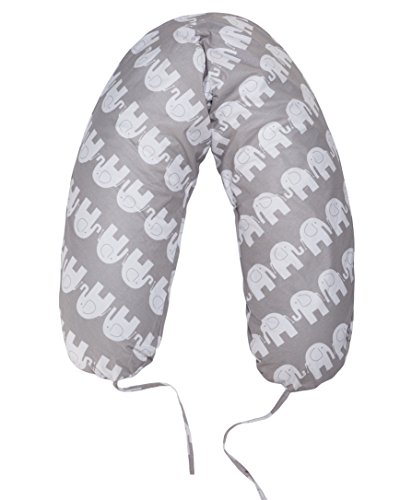 BIO Dinkelspelz Seitenschläferkissen / Stillkissen / Lagerungskissen 190 cm lang von be mama! Naturprodukt inkl. Bezug (abnehmbar) - 3