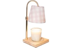 Flamingueo Lámpara Calienta Velas - Candle Warmer Lamp - Decoracion Hogar - Intensidad Regulable - con Temporizador - Altura Ajustable