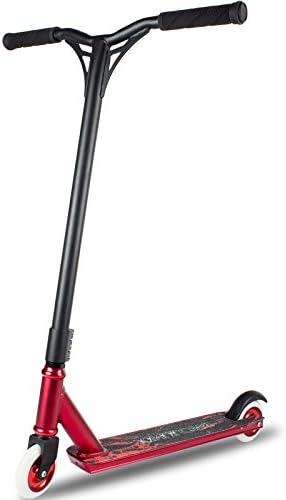 Stunt Scooter Pro Scooter Freestyle Scooter for Adults' Aluminium TPR Professional , red