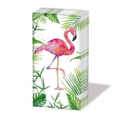 Preisvergleich Produktbild Taschentücher (6er Set / 60Stück) 4-lagig Tropical Flamingo