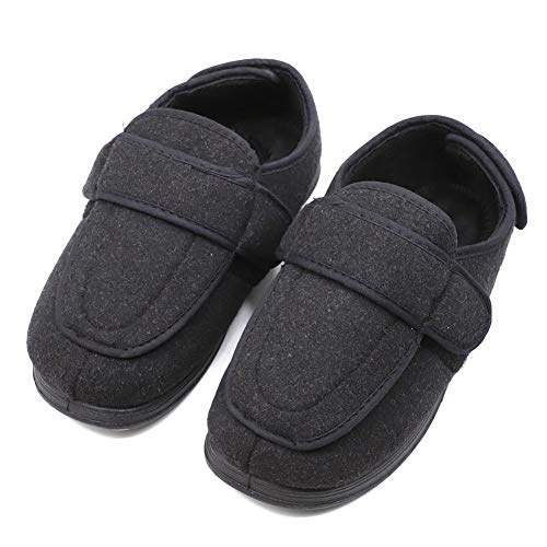 Buy Rong Men's Diabetic Edema Orthopaedic Fasciitis Adjustable Slippers