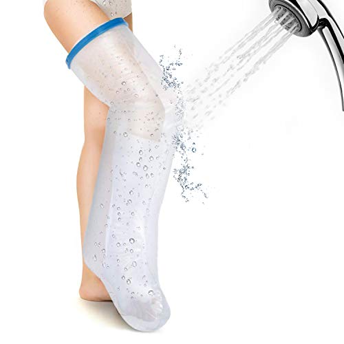 Aozzy Protège Plâtre étanche et protecteur de bandage utilisé pour tout en douche/baignade (Jambe Long adulte XL)