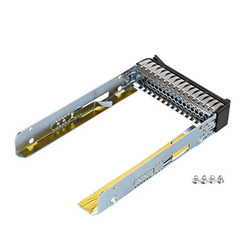 TurnRaise 2.5″ SAS SATA HDD wechselrahmen Festplatten Rahmen Festplattenrahmen Caddy für IBM X3850 X6 M6 X3650 M5 - 6