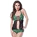 Produktbild FJXLZ® Sexy Dessous, Europa und die Vereinigten Staaten Dunkelgrün Spitze Chiffon Sexy Schlaf Rock Nacht Feld Bar Bühnentechnik Kostüme Sexy Versuchung