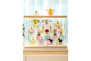 ACRLIE 4 Steps Ceiling Light Acrylic Display Case with Solid Wood Base, Collectibles Display Shelf, Display Boxes for Collectibles Dustproof Protection Showcase (4 Steps-Transparent, Solid Wood)