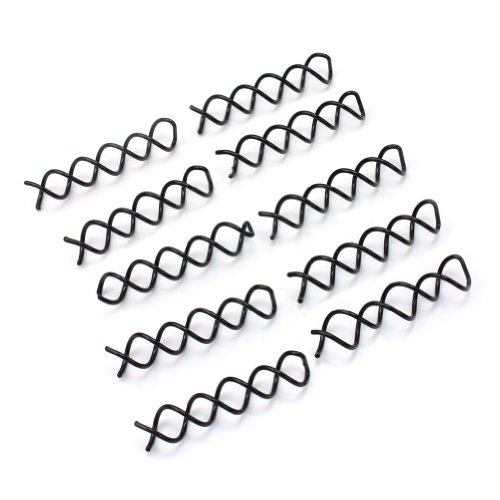 10 Schwarz Spirale Haarspange Hair Clip Haarklammern für Lange/Mittellange Haare - 2